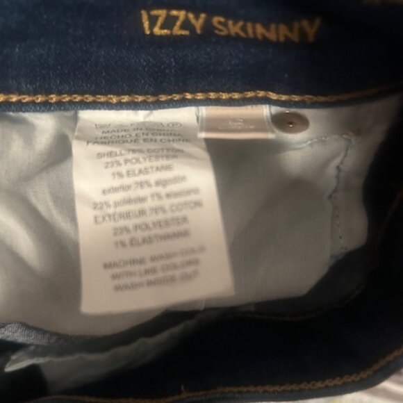 Michael Kors Izzy skinny 5 pockets denim jeans, size 12 - Picture 6 of 6